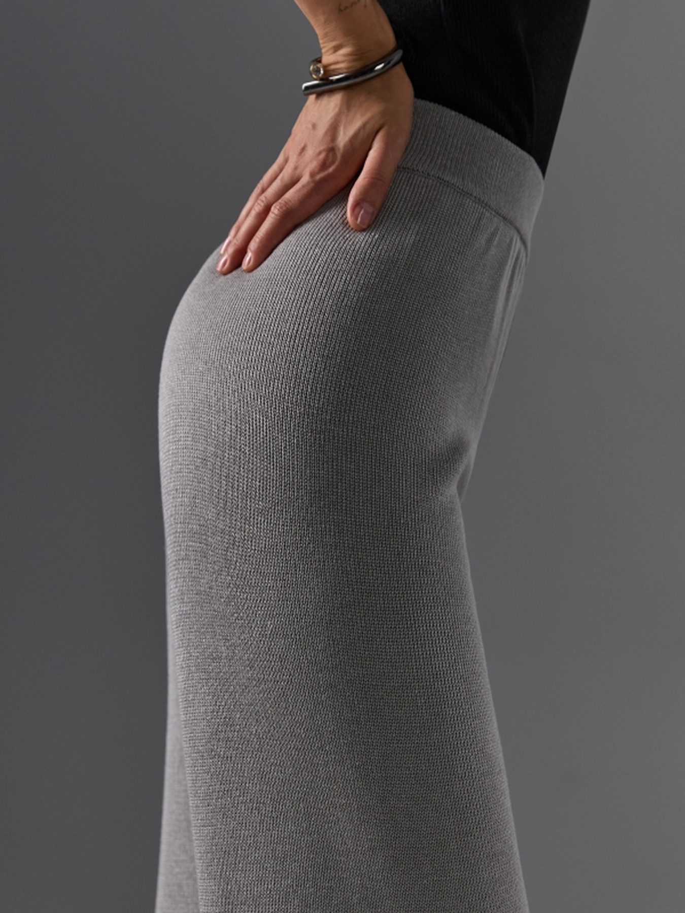 Палаццо TrikoBakh модель 2779-stalevij Палаццо TrikoBakh модель 2779-stalevij Фото