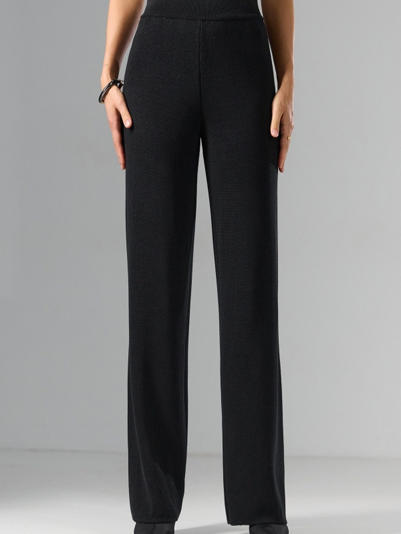 Штани палаццо TrikoBakh модель 2779-chornij Фото