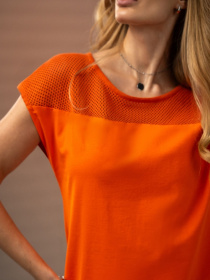 Блуза TrikoBakh модель 3018-pomaranchevij Фото