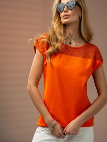 Блуза TrikoBakh модель 3018-pomaranchevij Фото