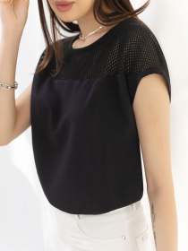 Блуза TrikoBakh модель 3018-chornij Фото