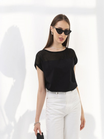 Блуза TrikoBakh модель 3018-chornij Фото