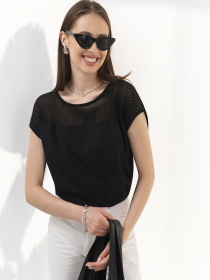 Блуза TrikoBakh модель 3018-chornij Фото