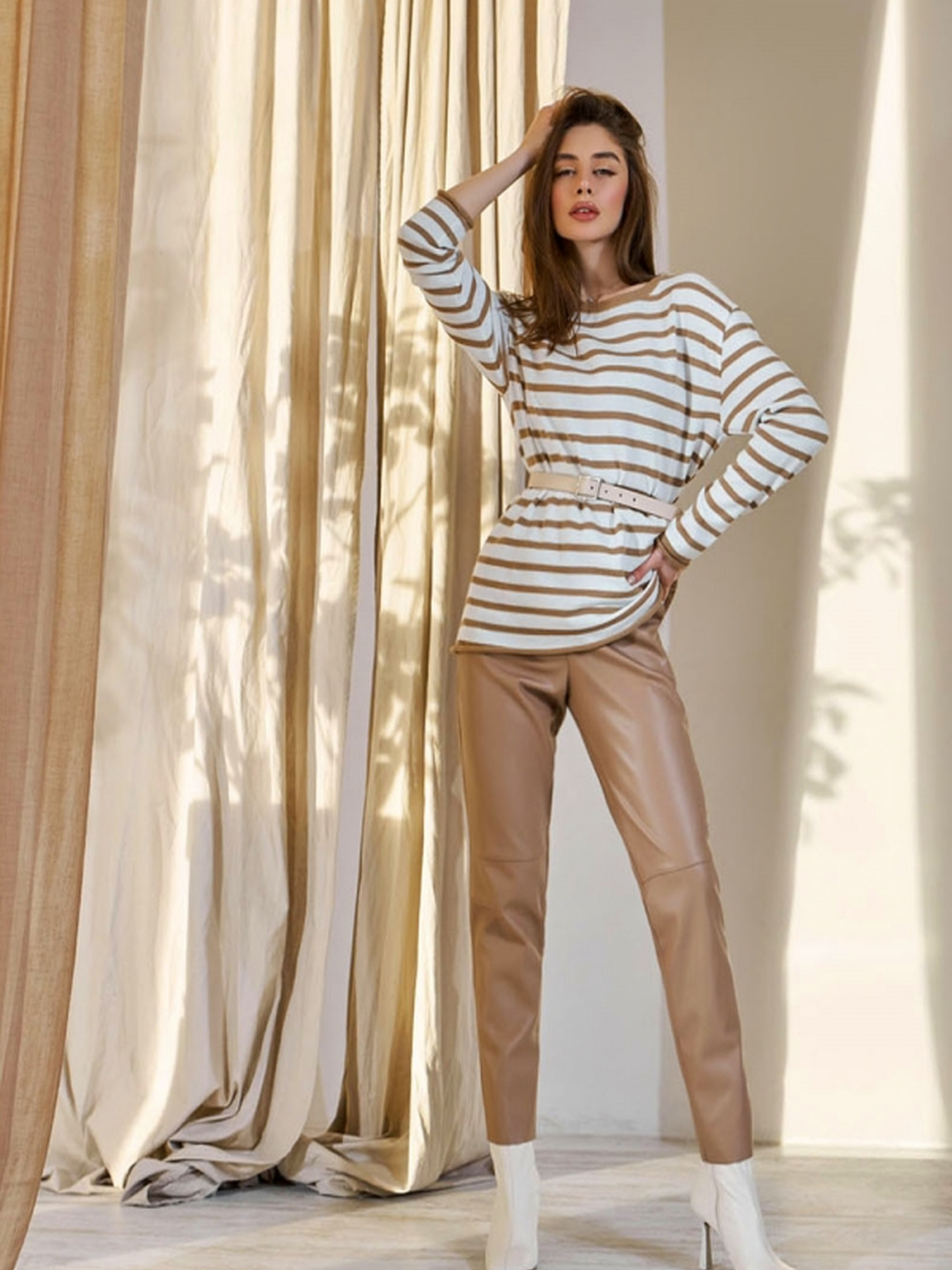 Штани повсякденні TrikoBakh модель 3001-bezhevij Фото