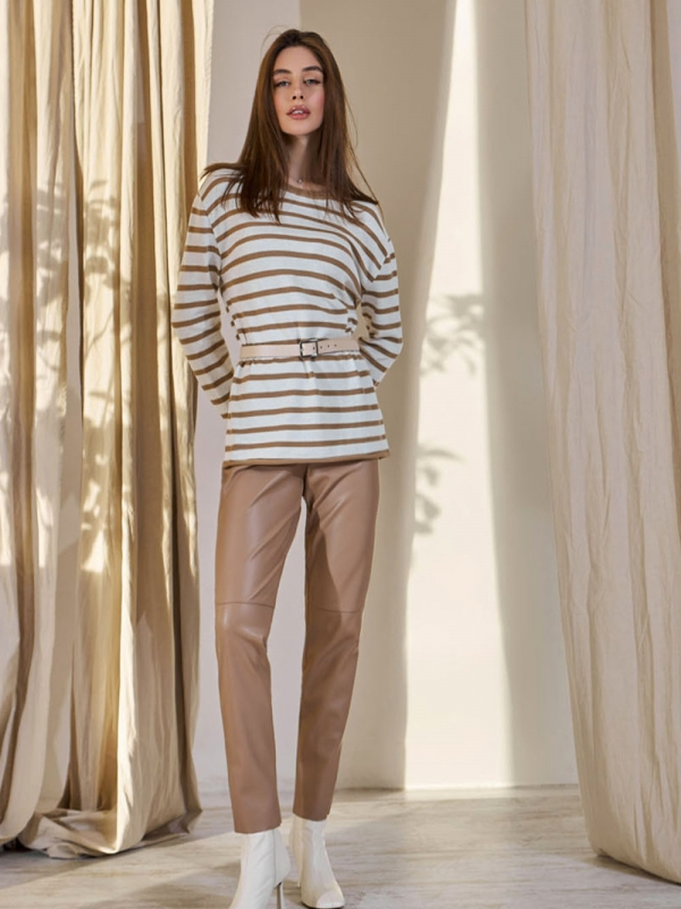 Повсякденні штани TrikoBakh модель 3001-bezhevij Фото