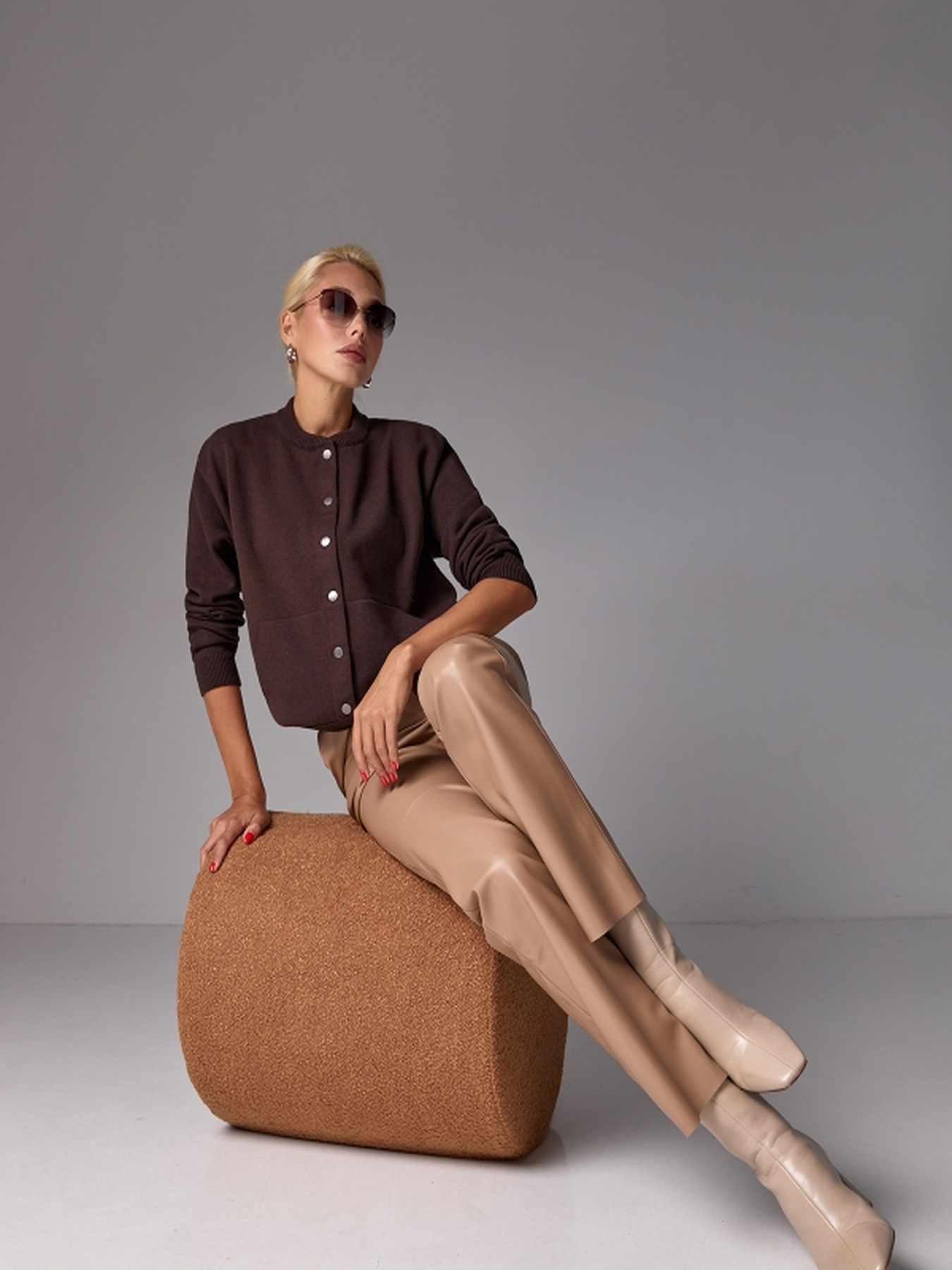 Повседневные штаны TrikoBakh модель 1777-bezhevij Фото