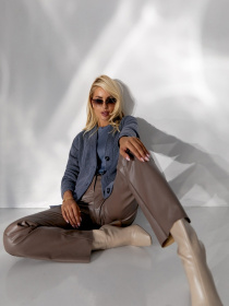 Повсякденні штани TrikoBakh модель 1777-kapuchno Фото