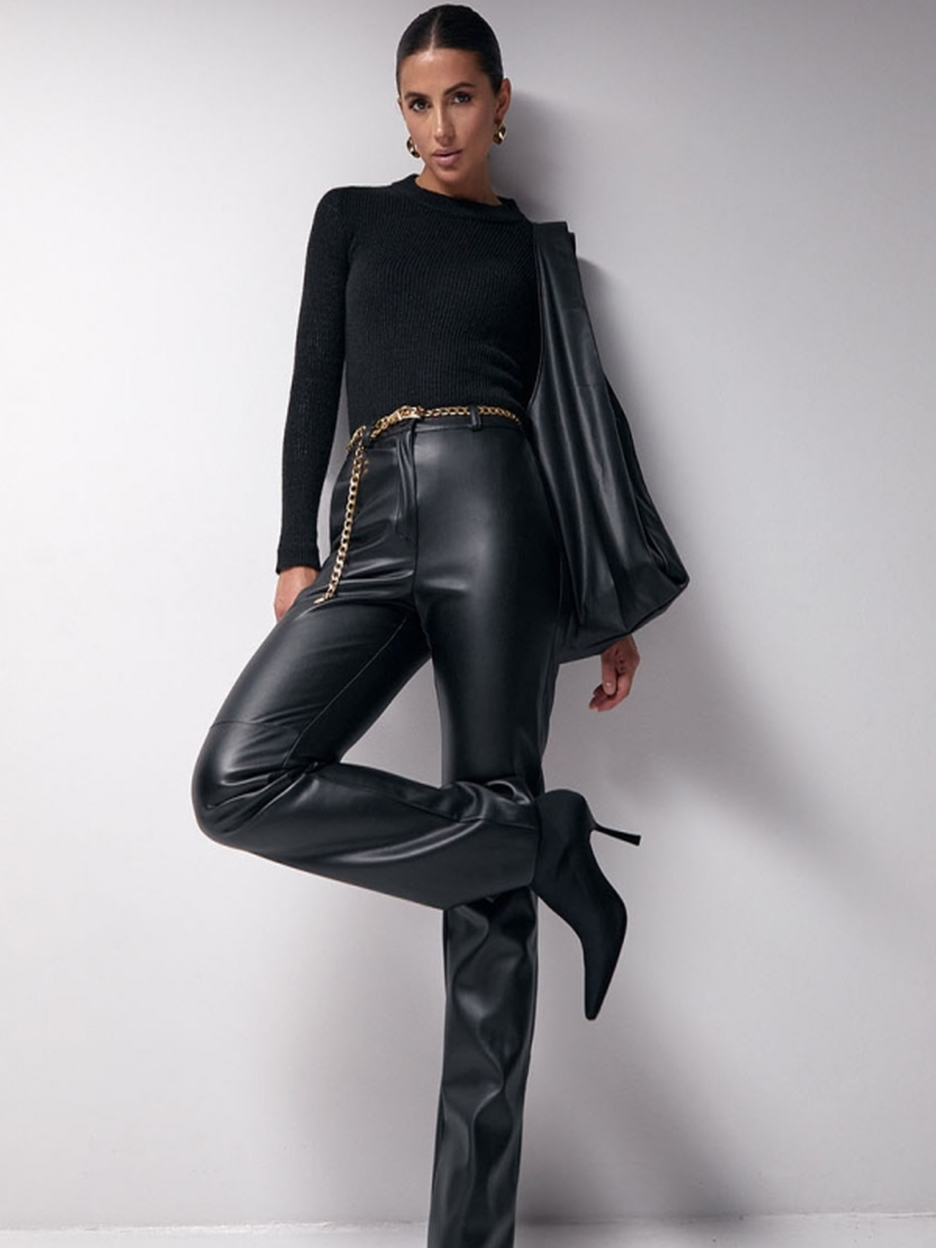 Штани повсякденні TrikoBakh модель 1777-chornij Фото