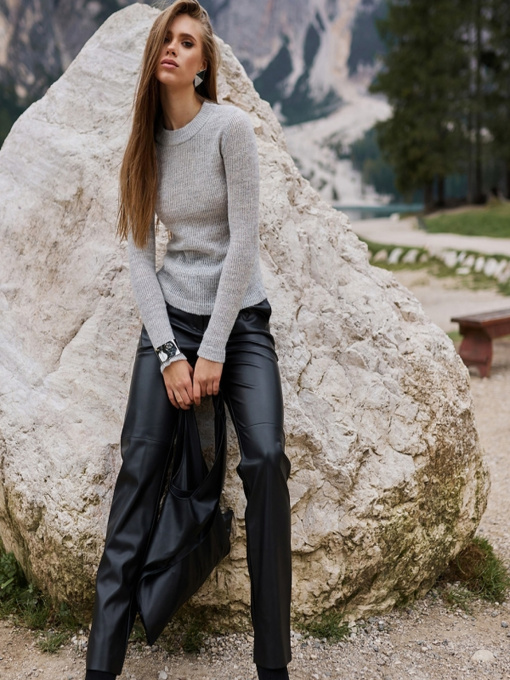 Повсякденні штани TrikoBakh модель 1777-chornij Фото