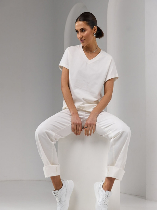 Футболка TrikoBakh модель 3017-moloko Фото