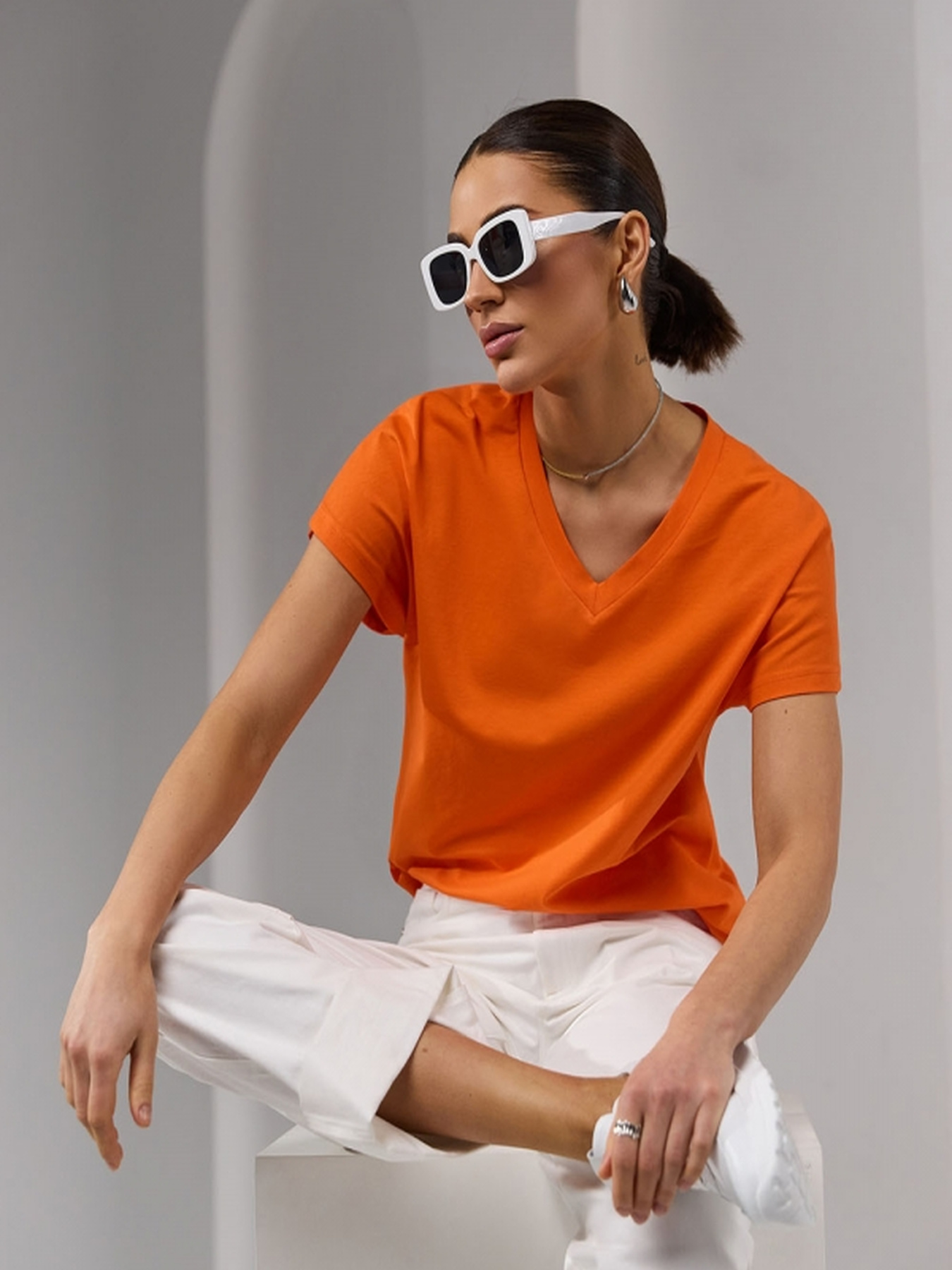 Футболка TrikoBakh модель 3017-pomaranchevij Фото