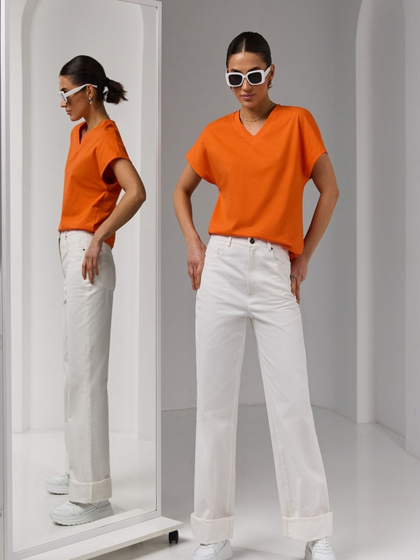 Футболка TrikoBakh модель 3017-pomaranchevij Фото