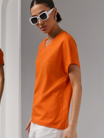 Футболка TrikoBakh модель 3017-pomaranchevij Фото