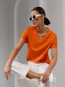 Футболка TrikoBakh модель 3017-pomaranchevij Фото