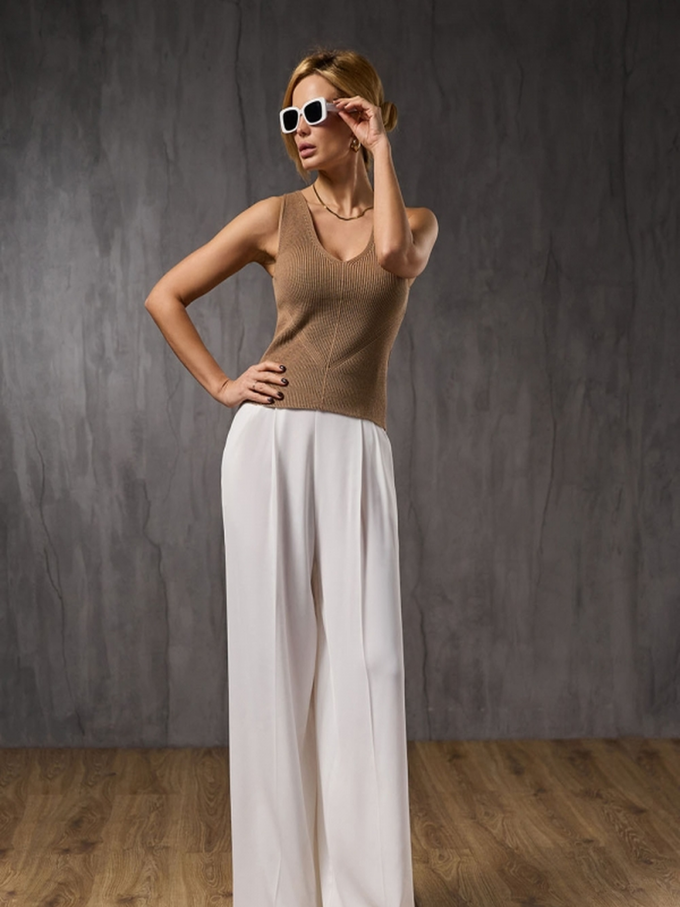 Майка TrikoBakh модель 2743-bezhevij Фото