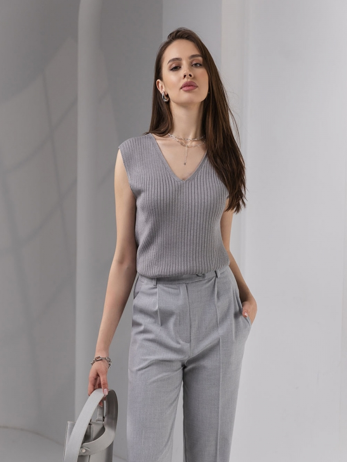 Майка TrikoBakh модель 2744-stalevij Фото