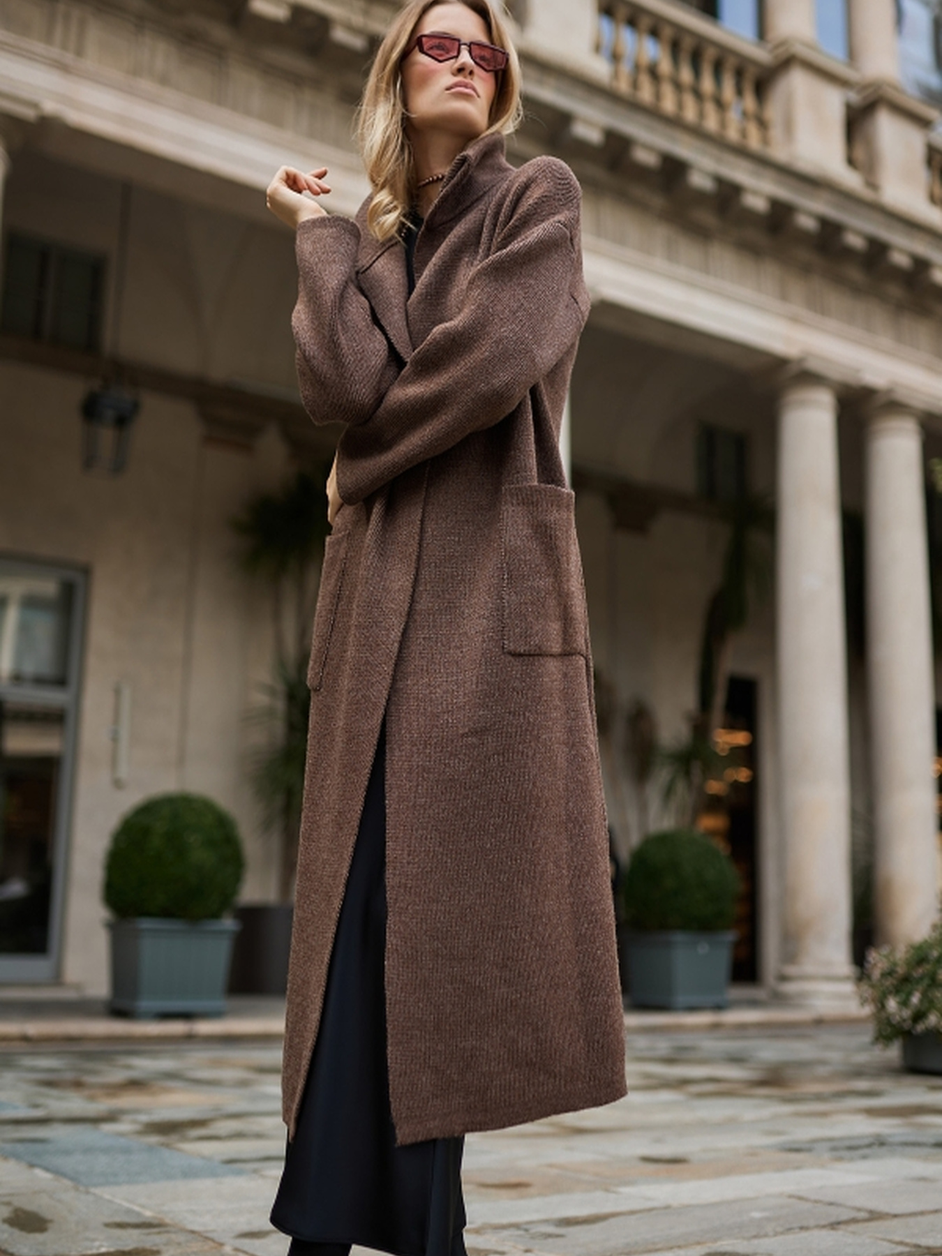 Пальто TrikoBakh модель 2788-bronza Фото