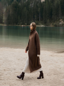 Пальто TrikoBakh модель 2788-bronza Фото