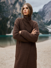 Пальто TrikoBakh модель 2788-bronza Фото