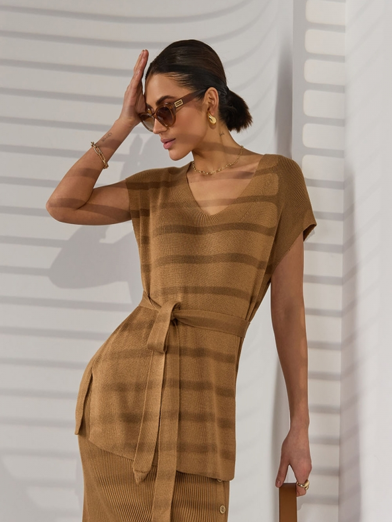 Жилет TrikoBakh модель 2465-karamelx Фото