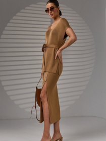 Жилет TrikoBakh модель 2465-karamelx Фото