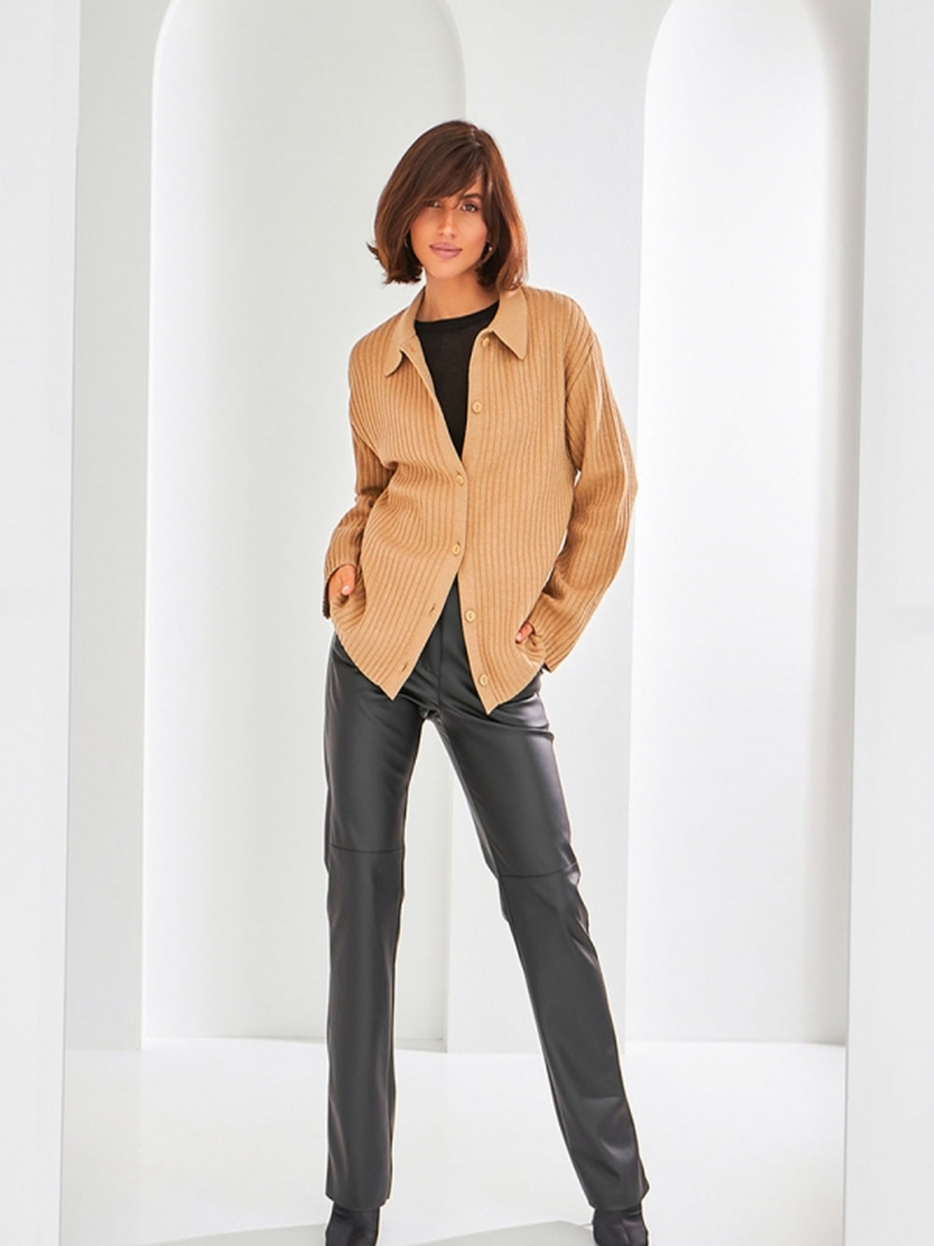 Кардиган TrikoBakh модель 2527-psochnij Фото