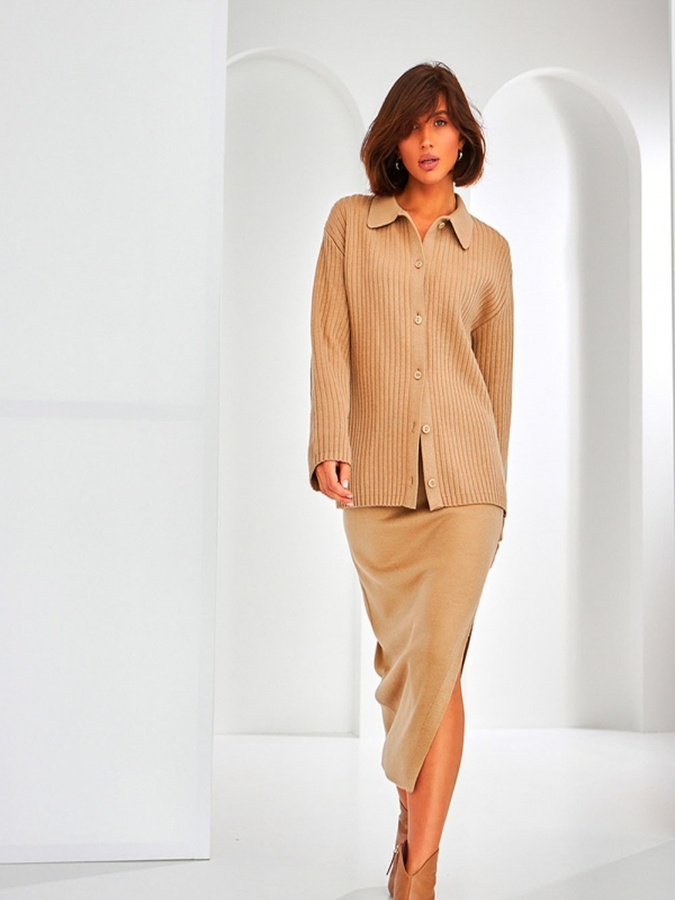 Кардиган TrikoBakh модель 2527-psochnij Фото