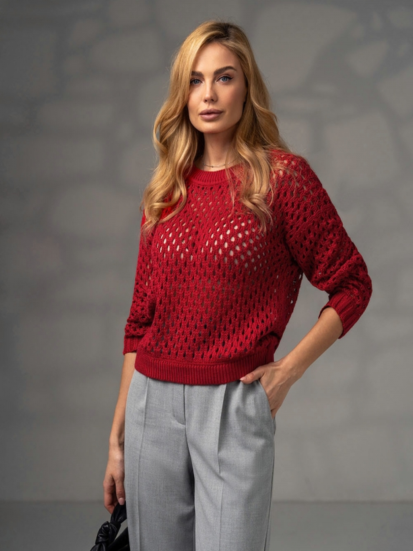 Джемпер TrikoBakh модель 2750-koralovij Фото