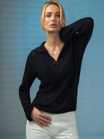 Джемпер TrikoBakh модель 2717-chornij Фото