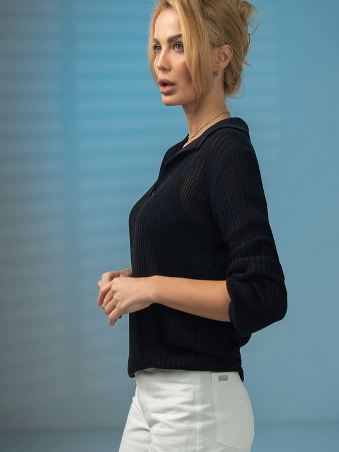 Джемпер TrikoBakh модель 2717-chornij Фото