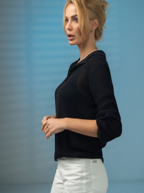 Джемпер TrikoBakh модель 2717-chornij Фото