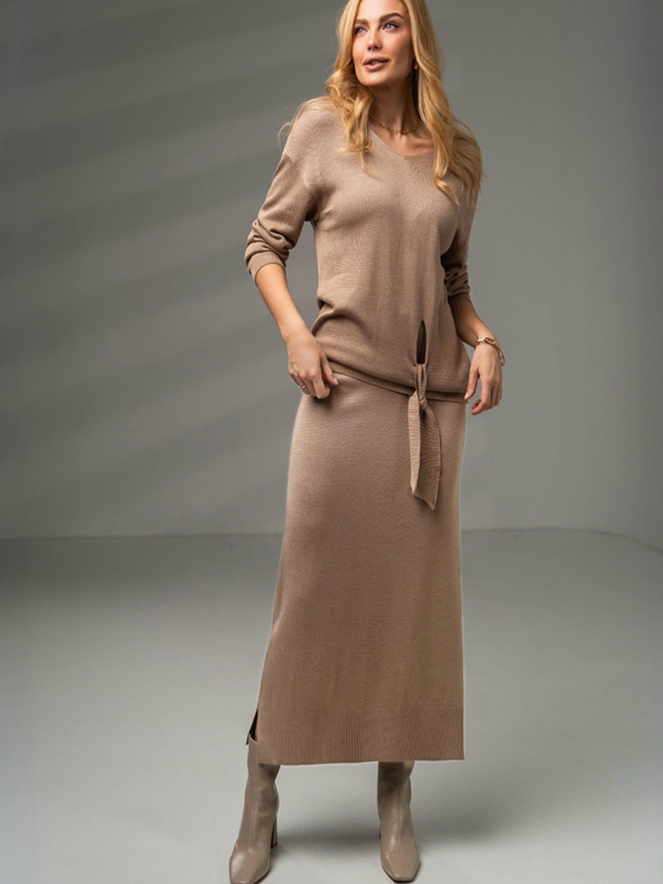 Джемпер TrikoBakh модель 2714-svtlo-kavovij Фото