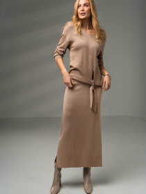 Джемпер TrikoBakh модель 2714-svtlo-kavovij Фото