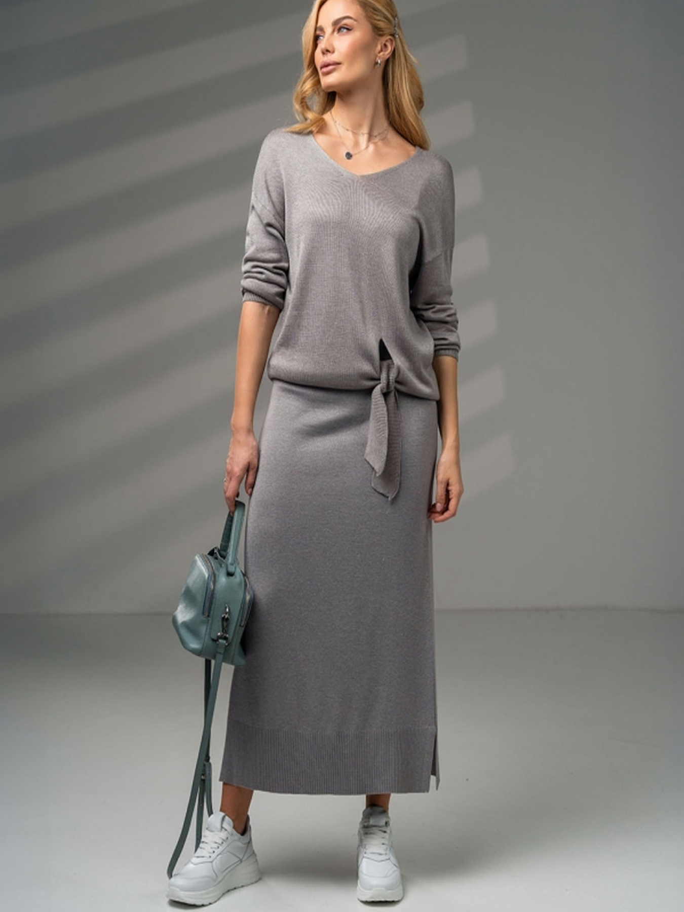 Джемпер TrikoBakh модель 2714-stalevij Фото