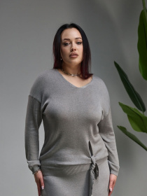 Джемпер TrikoBakh модель 2714-stalevij Фото