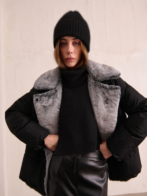 Шапка TrikoBakh модель 2817-chornij Фото