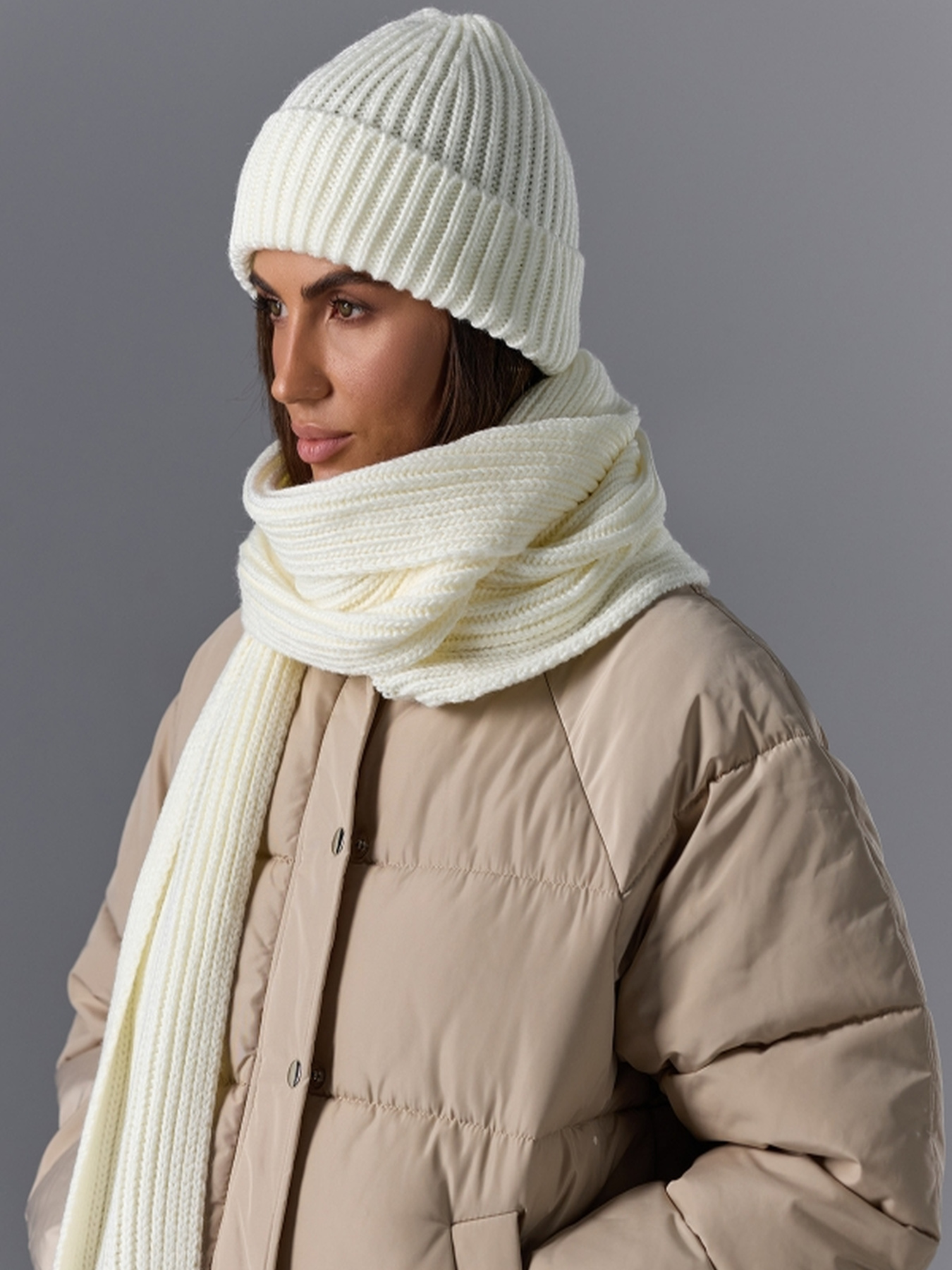 Шапка TrikoBakh модель 2783-moloko Фото