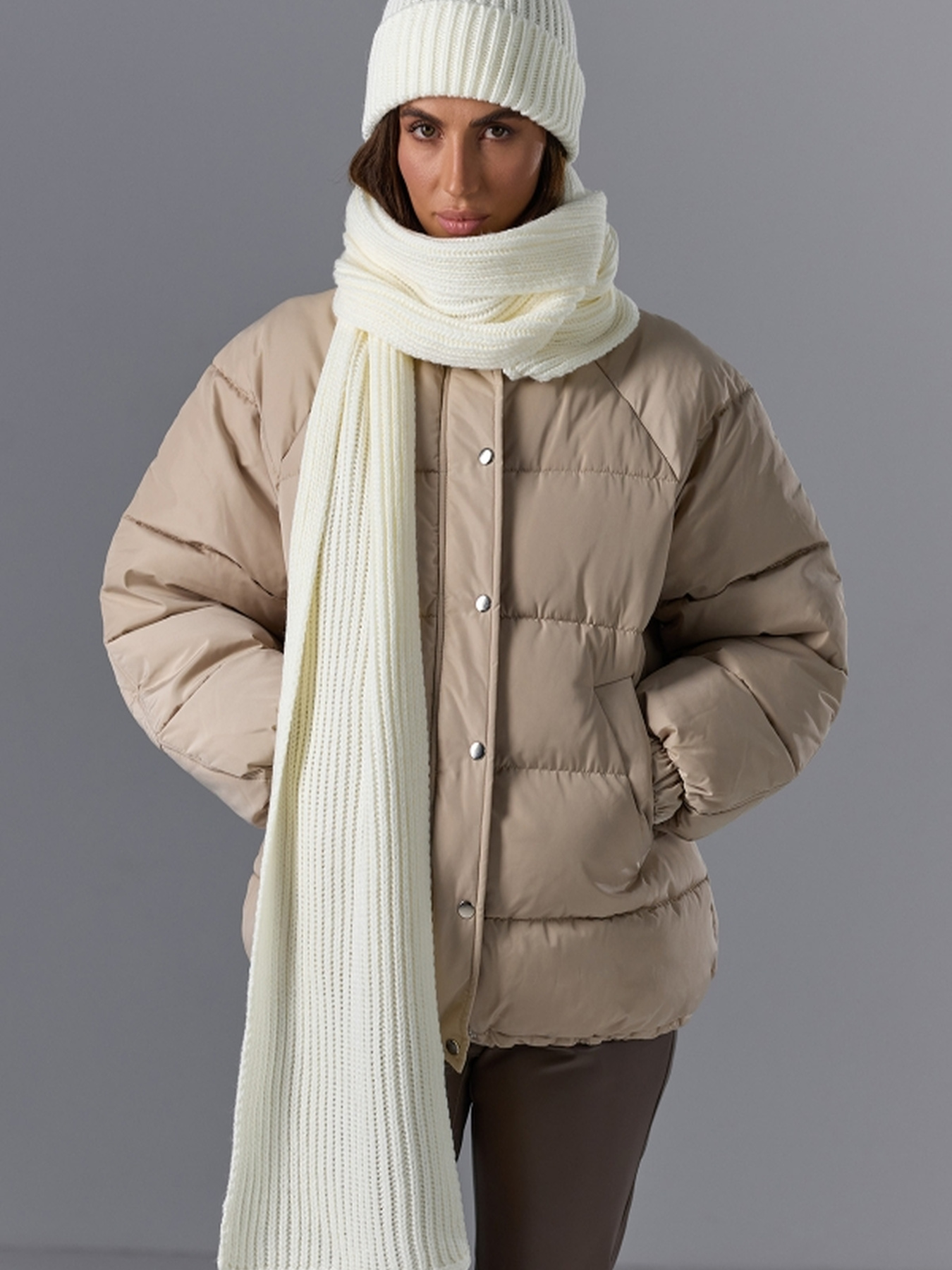 Шапка TrikoBakh модель 2783-moloko Фото