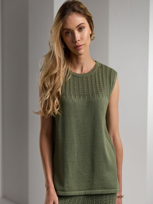 Майка TrikoBakh модель 2471-olivkovij Фото