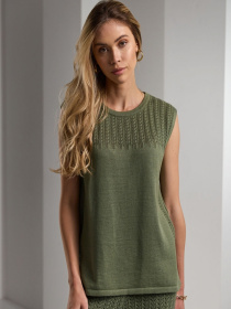 Майка TrikoBakh модель 2471-olivkovij Фото