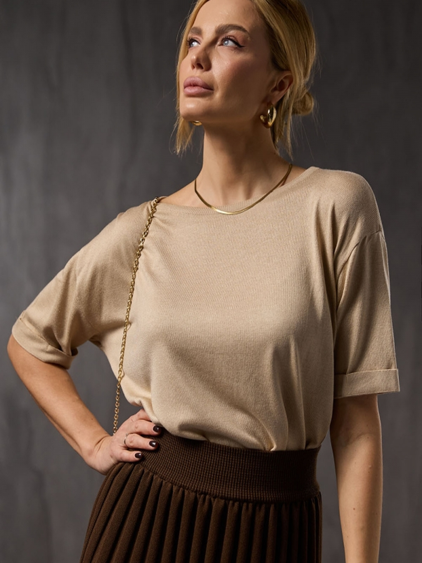 Футболка TrikoBakh модель 2502-rozhevij-bezh Фото