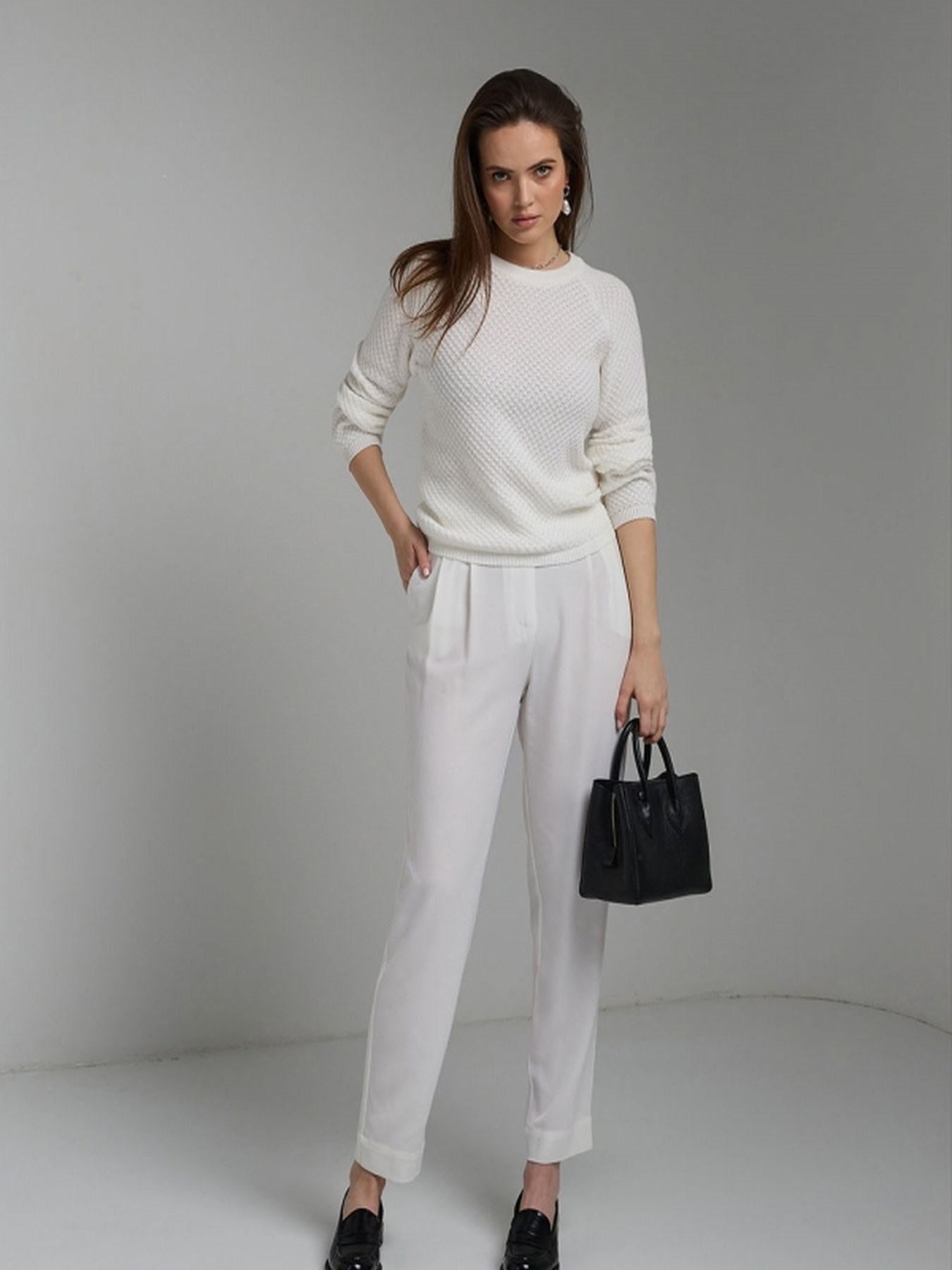 Штани повсякденні TrikoBakh модель 3362-molochnij Фото