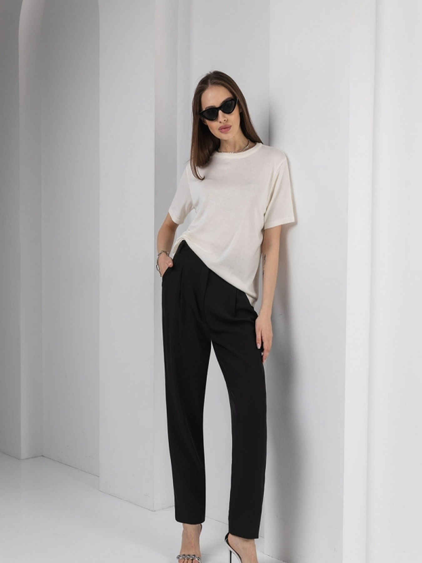 Штани повсякденні TrikoBakh модель 3362-chornij Фото