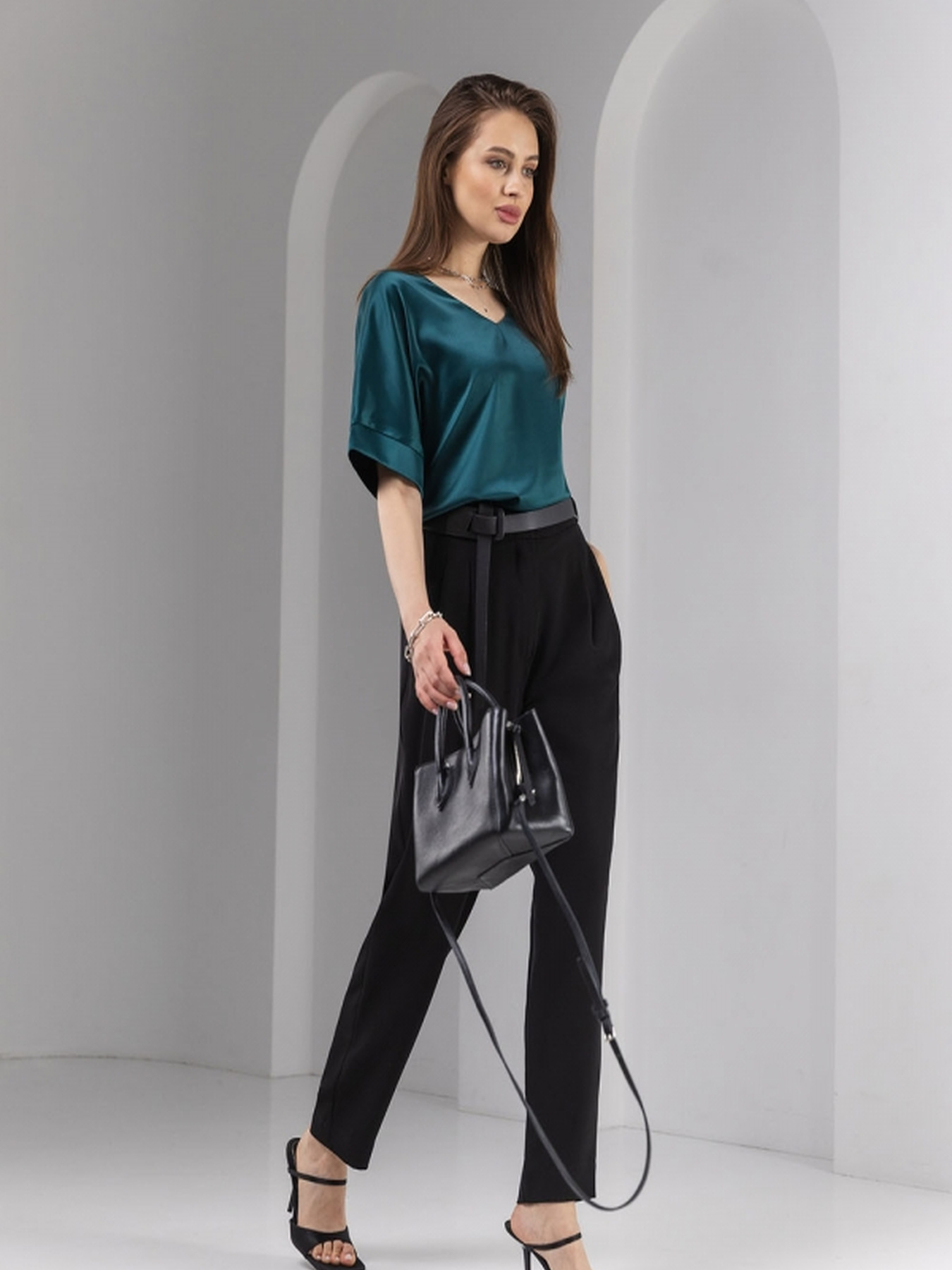 Штани повсякденні TrikoBakh модель 3362-chornij Фото