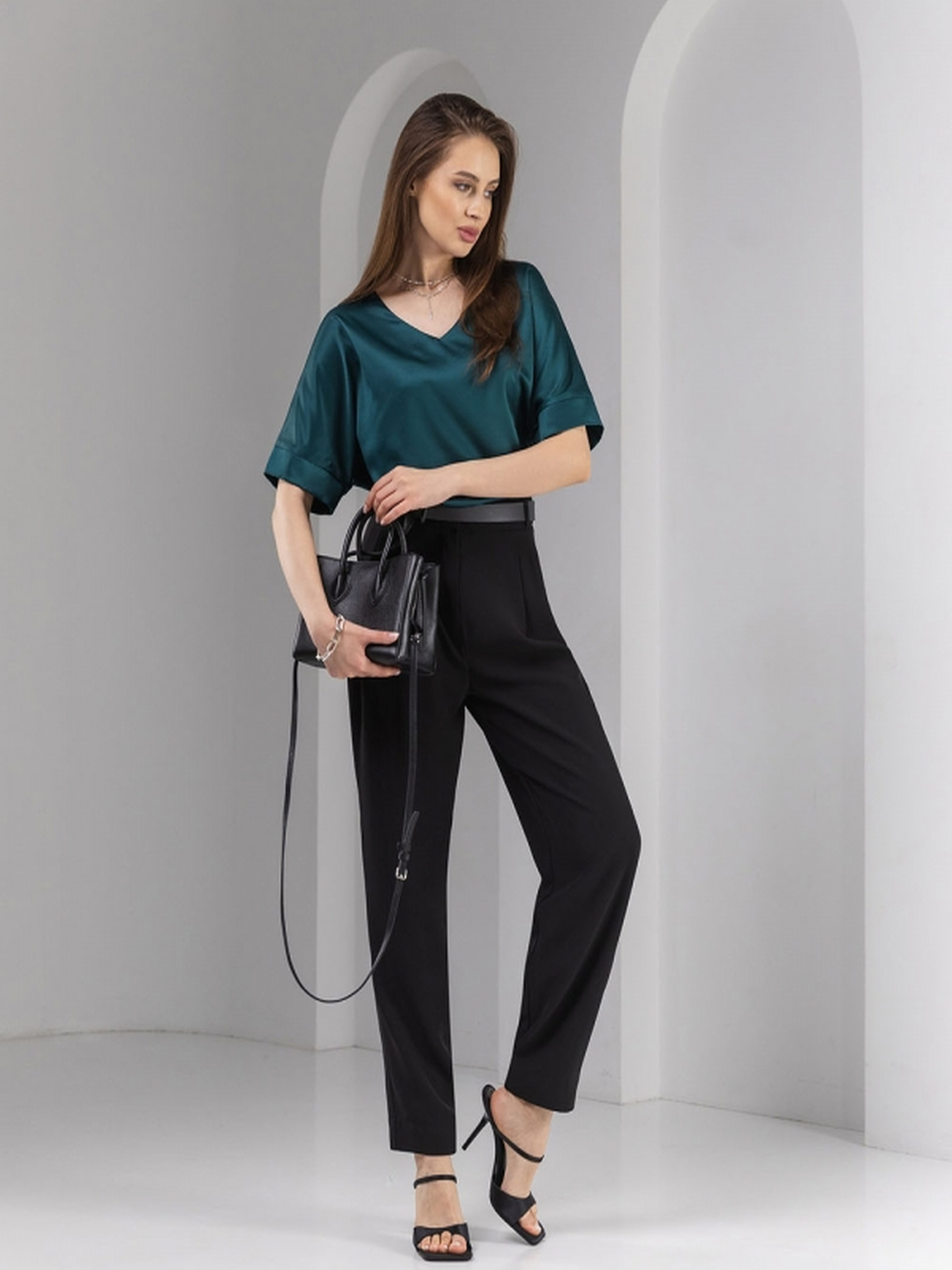 Штани повсякденні TrikoBakh модель 3362-chornij Фото