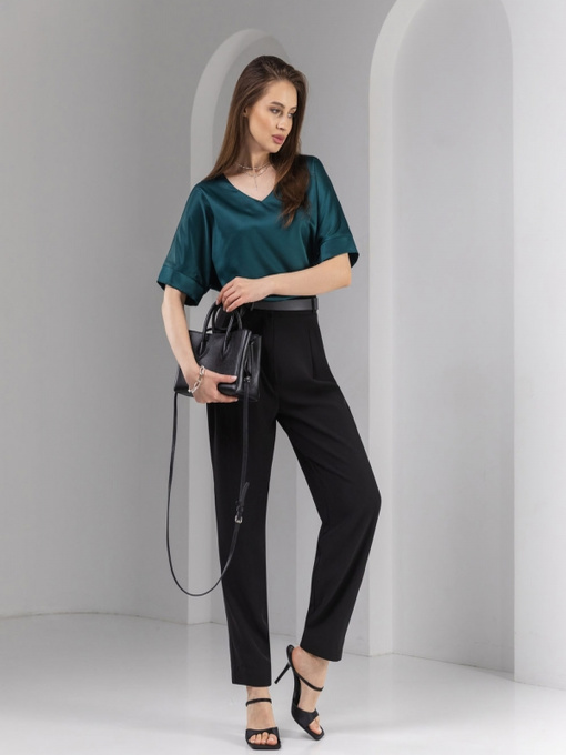 Повсякденні штани TrikoBakh модель 3362-chornij Фото