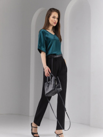 Повсякденні штани TrikoBakh модель 3362-chornij Фото