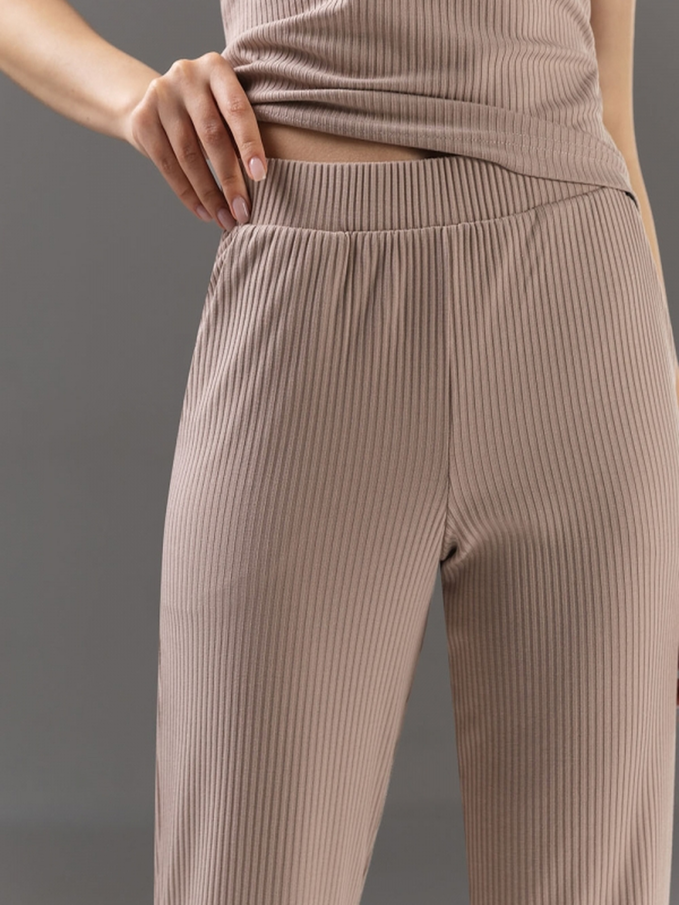 Повседневные штаны TrikoBakh модель 1787-bezhevij Фото