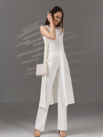 Повседневные штаны TrikoBakh модель 1787-blij Повседневные штаны TrikoBakh модель 1787-blij Фото