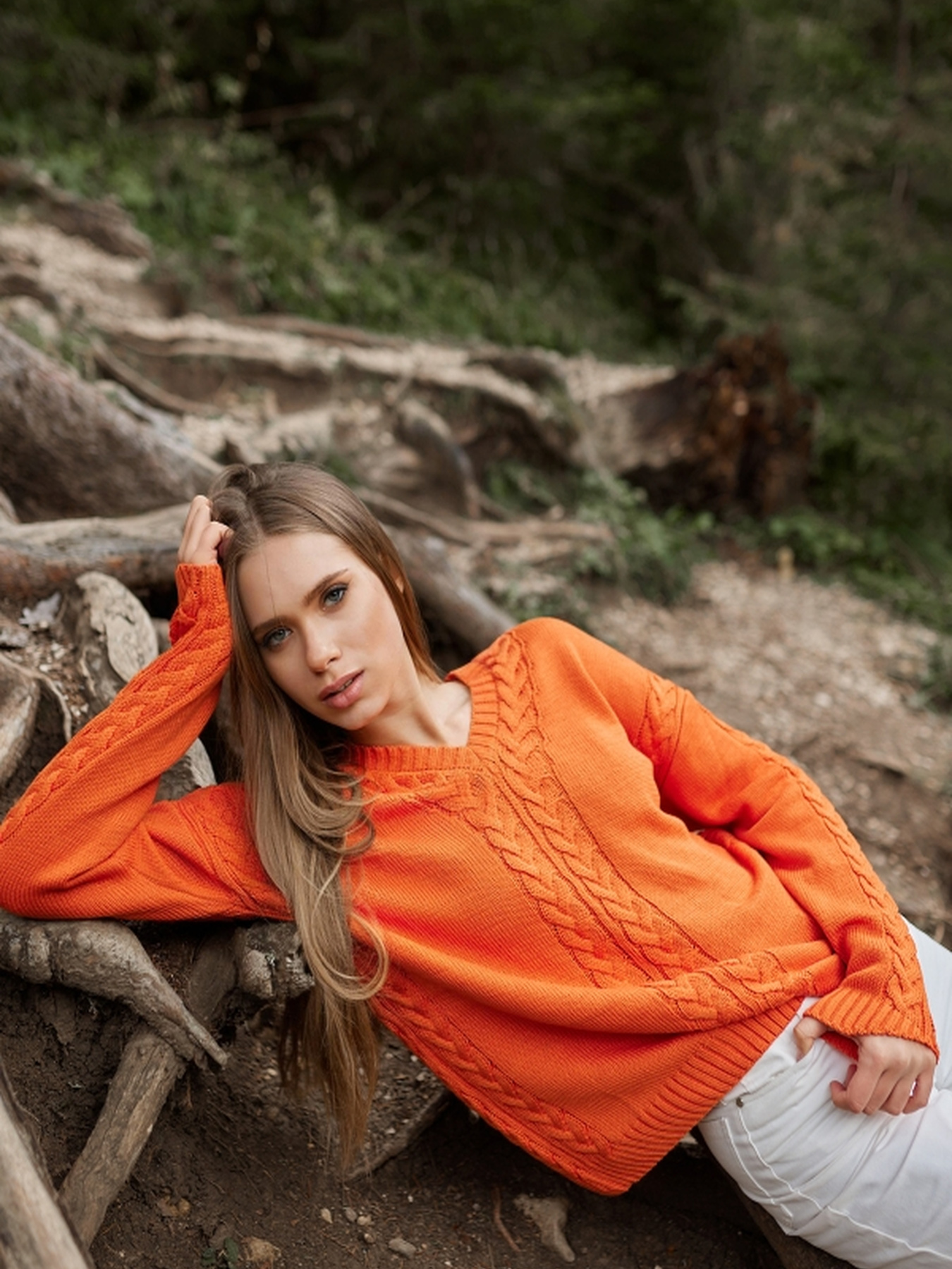 Джемпер TrikoBakh модель 2426-pomaranchevij Фото